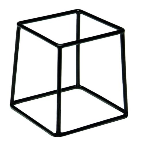 Soporte para bufé multi round APS 33252 de 18x18 cm con revestimiento antideslizante de PVC