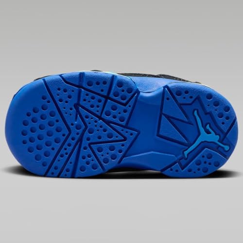 NIKE Jordan True Flight Baby/Toddler Shoes (343797-074, Black/Hyper Royal/Photo Blue/Barely Volt) Size 54