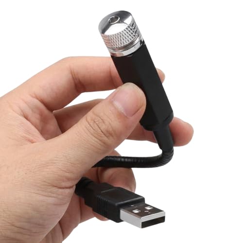 Image of Drumstone (𝐒𝐩𝐞𝐜𝐢𝐚𝐥 𝟏𝟓 𝐘𝐞𝐚𝐫𝐬 𝐖𝐚𝐫𝐫𝐚𝐧𝐭𝐲 USB Star Light Projector for Car & Room - Galaxy Night Lamp for Party, Diwali Decoration & Gift, Adjustable Neck, Plug & Play