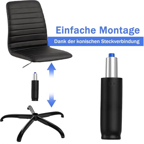 Gasdruckfeder Bürostuhl Gasdruckdämpfer belastbar bis 200kg - Druckfeder Gasfeder Gaslift für Bürostuhl, Drehstuhl, Hocker, Barhocker… – Ansicht 4