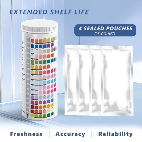 Assutest AST-WATER 17B 17 In 1 Water Test Kit - 100 Strips + 2 Bacteria Tester Kits - Well, Tap Home, Drinking Water City Water Testing Strip For Lead thumb #4