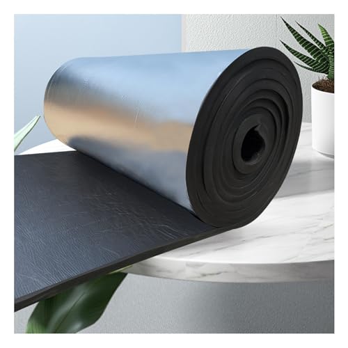 JUCCJUXIN AlgodóN De Papel De Aluminio Insonorizado Autoadhesivo, Barrera Radiante, Paneles Reflectores De Radiador,FáCil De Cortar, For Aislar Pisos, Techos, Paredes (Color : 5MM(THK), Size : 5m²)