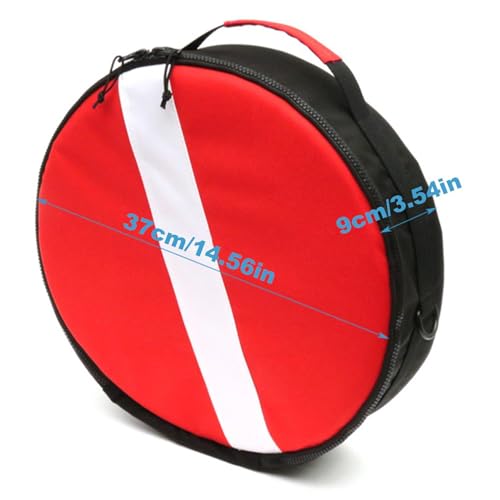 Sac de régulateur de plongée en nylon noir avec fermeture éclair