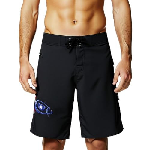 Tormenter Waterman 5 Pocket Hybrid Shorts for Men – Fishing, Diving, Surf Board Shorts – Quick Dry Casual Swim Trunks