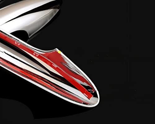 Couvercle poignée porte Mazda RX8 solution rayures chrome noir - 3