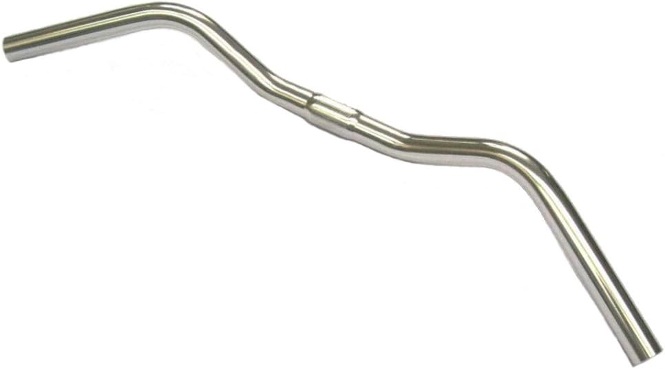 RNH360 - Comfort Handlebars for Hybrid, Trekking and City Bicycles 610mm Wide in Silver