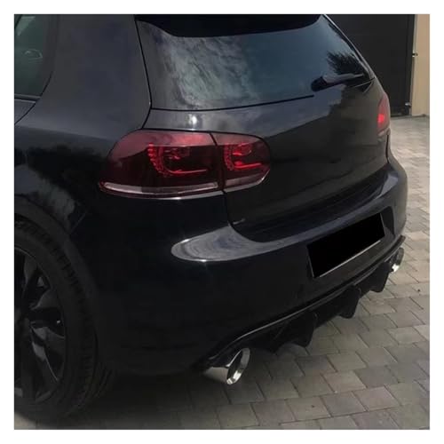 Kit diffuseur Golf 6 GTI en ABS robuste pour pare-chocs arrière - 6