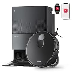 roborock Qrevo Slim Robot Aspirapolvere 8,2 cm, Navigazione 3D ToF di Next-gen, 11.000 Pa, Sistema Carpet Boost+, Lavaggio Mocio ad Acqua Calda, Pulire l'area Sotto i Divani Bassi e gli Armadietti