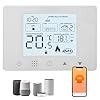 CRONOTERMOSTATO WIFI PROGRAMMABILE SMARTPHONE APP ALEXA TERMOSTATO CALDAIA DA PARETE O BOX 503 DISPLAY IN ITALIANO ALIMENTAZIONE 90-240 Vac DOPPIA FUNZIONE RISCALDAMENTO/CONDIZIONAMENTO