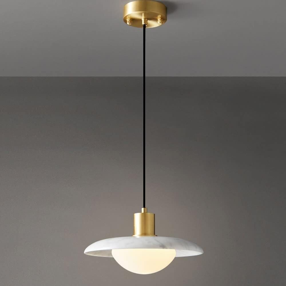 Lampe Suspendue en Marbre pour Gagner de l'Espace sur Table de Chevet - 8