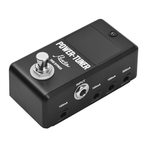 Jemora Tuner Pédale True Bypass LED Indicateur Lumineux 12 Hz-4186 Hz Accordeur de Guitare électrique DC 12 V 1/4″ Mono 8 canaux de Sortie de Puissance Protection Contre Les Courts-Circuits - Les Beatles, Paul McCartney, John Lennon, RIngo Starr, George Harrison Jemora Tuner Pédale True Bypass LED Indicateur Lumineux 12 Hz-4186 Hz Accordeur de Guitare électrique DC 12 V 1/4" Mono 8 canaux de Sortie de Puissance Protection Contre Les Courts-Circuits