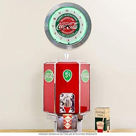 Coca-Cola Evergreen Neon Clock