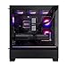 Phanteks XT View, Compact ATX Mid-Tower Gaming Chassis, Tempered Glass Front and Side Window, USB-C 3.2 Gen2, 3X M25-120 DRGB Fans Included(Black)