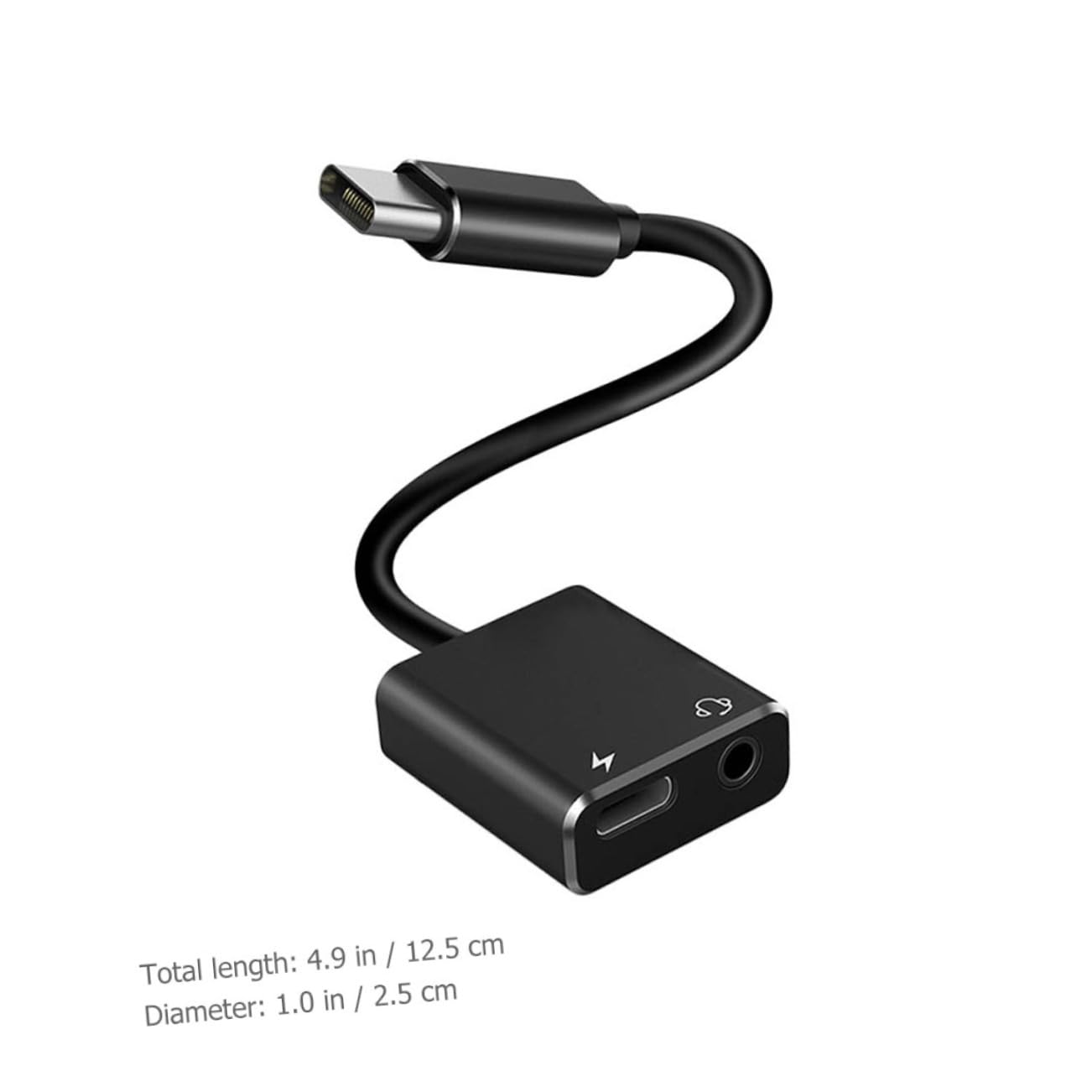 BESTonZON 5kawałki Adapter Usb c Do Słuchawek i Ładowania Adapter Audio Tpe Kompatybilny z Telefonami Tabletami Komputerami Praktyczne Rozwiązanie Do Jednoczesnego Słuchania i