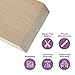 Basswood Carving Blocks Large 4x4x2 inch Wood Blanks DIY Wood Signs for Crafts by Craftiff