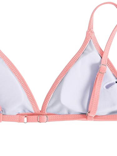 Image of SHENHE Girl's 3 Piece Swimsuits Cute Spaghetti Strap Triangle Bikini with Ditsy Floral Cover Up Teen Bathing Suits