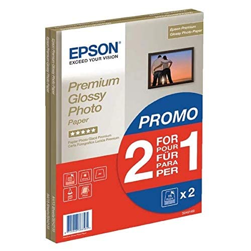 Premium Glossy Photo A4 Paper 2-for-1 (Pack of 30+ 30 Free) C13S042169 + Free FINCHLEY Pen