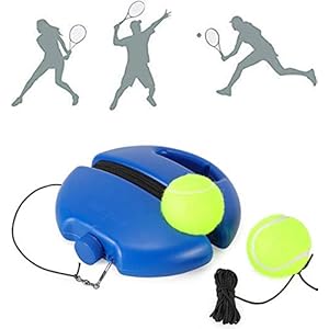 SIMEIXI Tennis oefenuitrusting, tennis, trainer, rebound, basboard, tennisbal, trainer, basis met elastisch touw en…