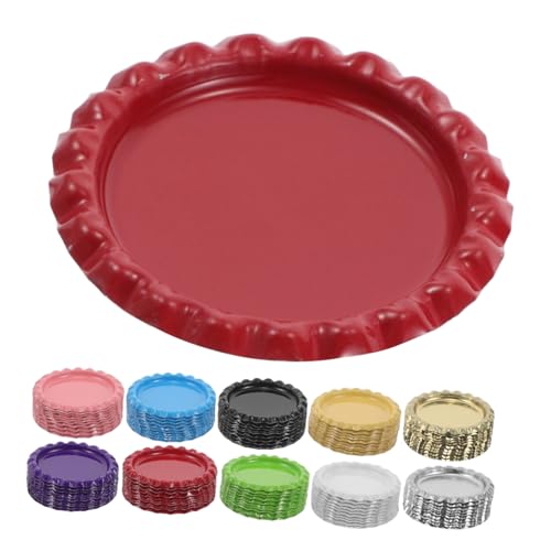 Angoily 1 Lot De Capsules De Bouteilles Pour Bricolage Capsules Plates Pour Pendentifs Capsules Décoratives Pour Bricolage Capsules Fournitures Pour Bricolage Capsules Métalliques