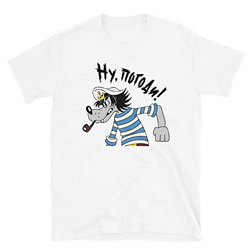 Nu Pogodi Shirt Mens & Womens Russian Cartoon Tshirt Funny Nostalgic Tee Unisex Fit
