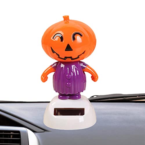 Halloween Solar Dancing Figures - Halloween Pumpkin Skeleton Solar Dancer Toys Figurines | Halloween Pumpkin Skeleton Solar Dancer Toys FigurinesVehicle Party Decorations