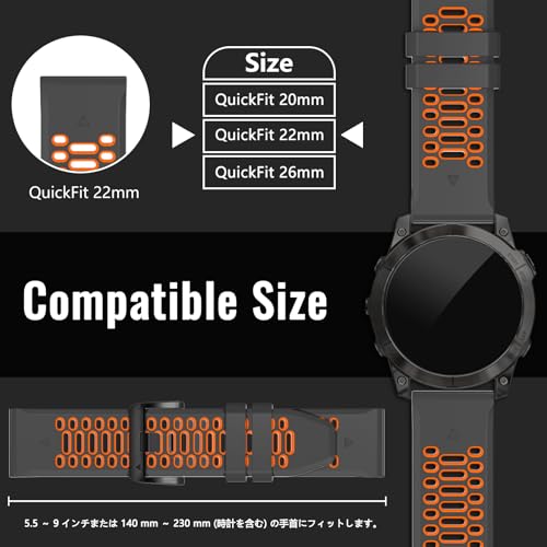 Correa compatible 22mm para Garmin Fenix y otros modelos miniatura 4