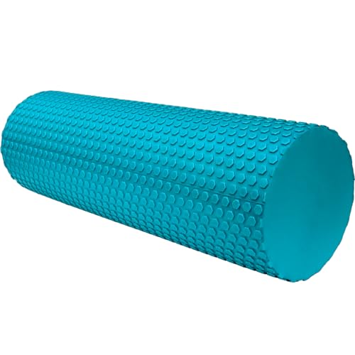 ZORVYX Faszienrolle Wirbelsäule Rücken 45×14,5cm Weich Schaumstoffrolle für Massage und Entspannung, Foam Roller für Fitness Dehnen Yoga und Pilates Zu Hause
