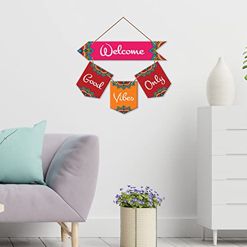 Image of Artvibes Wall Hanging Home Decorative Wall Art for Living room | Bedroom | Gifts | Wall Hanger for Decoration | Modern Decor | Artwork | Wall Sculpture | Signs & PlaquesArt Print (WH 6417NR)