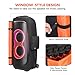 LEFOR·Z Speaker Case Compatible with JBL PartyBox Ultimate,Bottomless Speaker Dust Cover Storage Bag Fits for JBL PartyBox Ultimate for Outdoor Travel,Portable Cover Only(Without Pull Rod & Wheels)