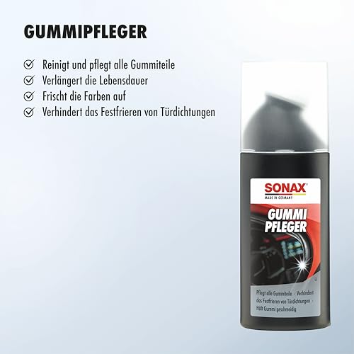 SONAX GummiPfleger mit Schwammapplikator (100 ml) – Ansicht 3
