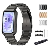 【Taille ajustable】Ce bracelet en acier inoxydable s’adapte aux poignets d’une circonférence de 10,5 cm à 18 cm. Chaque côté comporte 4 maillons amovibles permettant d’ajuster facilement la longueur. L’outil fourni permet de retirer ou d’ajouter des maillons sans effort pour un ajustement parfait et personnalisé