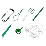 DOITOOL 7 Stück Teiliges Einkochzubehör mit Glasheber Trichter und Zangengriff Hitzebeständig und Robust Multifunktionales Küchenwerkzeug für Einmachgläser und Konservenherstellung