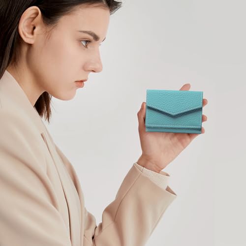 SENDEFN Small Wallet Women Leather RFID Blocking Wallets for Women Card Holder Ladies Wallets with Coin Pocket3