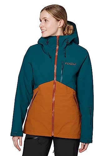 Flylow Damen Billie Coat Wasserdicht Atmungsaktiv Ski- & Snowboardjacke - Greedo/Copper - Small