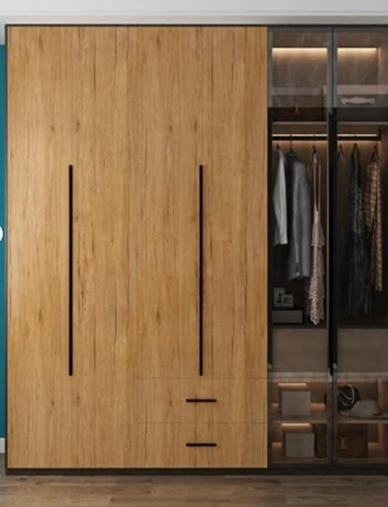 Image of SUNBIRD Wood Grain Wallpaper Self Adhesive Removable Contact Paper PVC Waterproof Wallpaper Rolls Kitchen Stickers Furniture Wardrobe Wall Papers Home Decor (24 X 150 Inch, American Wood)