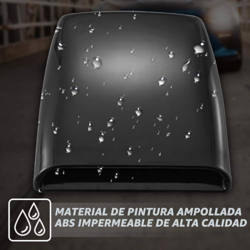 Toma de aire decorativa entrada de capó universal para personalización de coches 3
