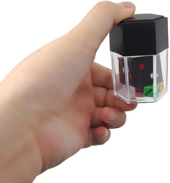MOMOMAGE Dice Bomb Magic Tricks Explode Explosion Dice Magic Props for Magicians Close up Street Illusions Gimmicks Mentalism Novelty Funny Toy (Multicolor)