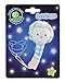 Jemini- LUMINOU ACCROCHE TETINE Herisson Bleue Lumineuse Naturelle Fonctionne sans Pile +/-21CM, 040722