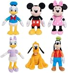 Disney Junior Mickey Mouse Bean Plush Mickey Mouse Stuffed Animal, Officially Licensed Kids Toys for Ages 2 Up, by Just Play