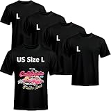 Joyclub 5 Pack Black Blank t Shirts Bulk Wholesale Crew Neck Short Sleeve Plain Polyester Stretch Soft Tees for Sublimation Heat Transfer DIY Daily Outfits L