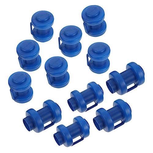 balacoo 12Pcs Wear Resistant Trampoline Rod Covers Durable Replacement Parts for Secure Trampoline Safety Nets Compatible with Various Trampolines Essential Trampoline Accessories