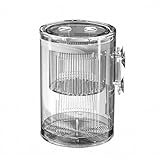 Garvee Paridera para Peces Cilíndrica de Acrílico, Transparente