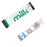 100 pack: 50 Individual Milk & 50 SilverSpoon Sugar Portions - Semi-Skimmed Long Life Milk Sachets & Sugar Sachets Bundle for Coffee & Tea - Office & Travel Friendly - Exclusive to Espresso Yourself