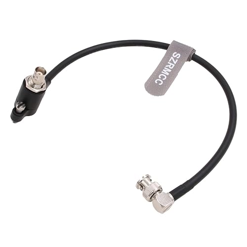 SZRMCC Cable protector SDI 12G 6G HD SDI ángulo recto BNC sobretensión Protector de circuito aislante de video para Komodo ARRI Alexa Sony (codo