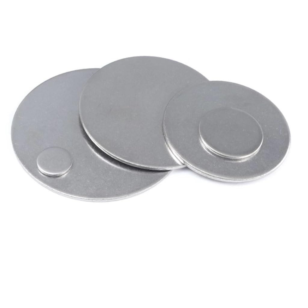 lamiera di acciaio, Dischi rotondi in acciaio inossidabile 304 Diametro 15-26 mm Spessore 1-2,7 10 pezzi (15 * 1,8 mm)(26mm*1.1mm)