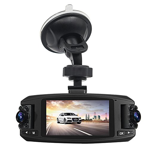 Dash Cam Voiture contre les Litiges Routiers avec Enregistreur Vidéo HD Dual Lens G-Sensor