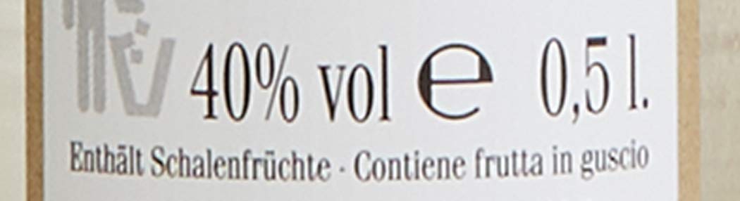 Dolomiti Haselnuss-Schnaps Premium Spirituose 40% vol. | Haselnussschnaps | 3 x 0.5 Liter 3028