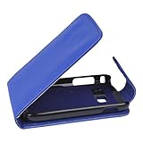 samsung s6102 model 2 Jahre Garantie Mobilfunk Krause Flip Case Etui Handytasche Tasche Hülle für Samsung GT-S6102 / S6102 (Blau)