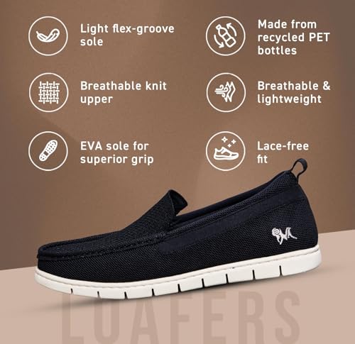 Image of Neeman's Flex Knit Loafer for Men | Breathable Knit Upper Comfortable, Lightweight & Flexible Sole