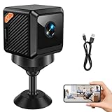 LAIVIYA Mini Kamera, 4K HD WLAN Überwachungskamera, WLAN Kleine Kamera Innen mit Handy Übertragung Nachtsicht Bewegungsmelder App Benachrichtigung Cloud Speicher für Zuhause Haustier